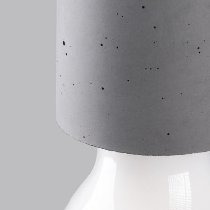 Hanglamp aan een koord NESO 1xE27/15W/230V spin beton