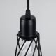 Hanglamp aan een koord SUBA 1xE27/15W/230V zwart
