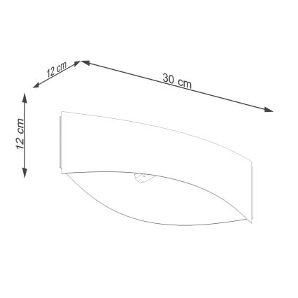 Wandlamp TONI 1xG9/8W/230V wit