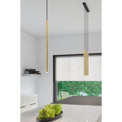 Hanglamp aan een koord PASTELO 1xG9/8W/230V goud