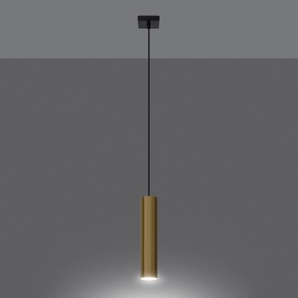 Hanglamp aan een koord LAGOS 1xGU10/10W/230V goud