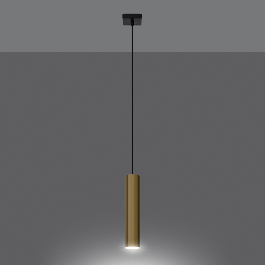 Hanglamp aan een koord LAGOS 1xGU10/10W/230V goud