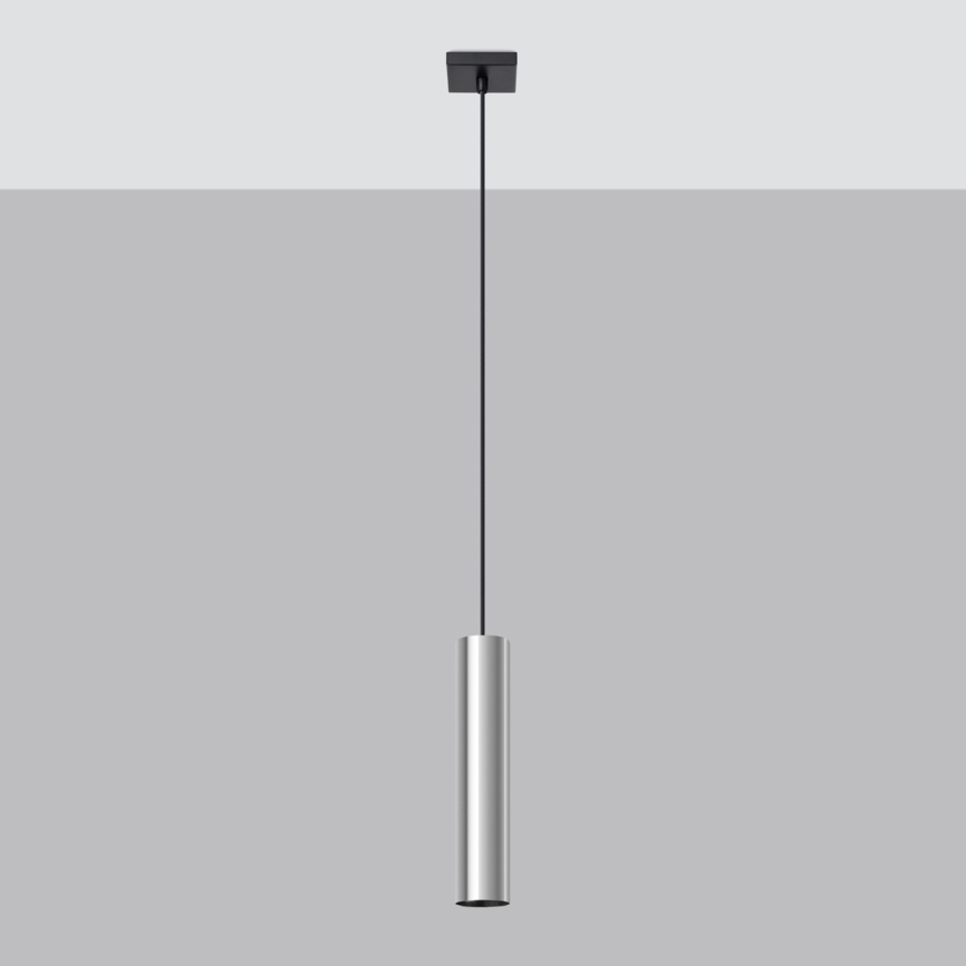 Hanglamp aan een koord LAGOS 1xGU10/10W/230V glanzend chroom