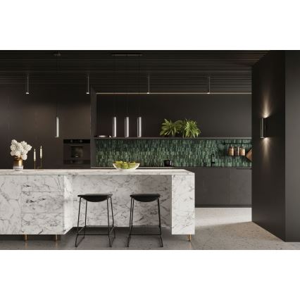 Hanglamp aan een koord LAGOS 1xGU10/10W/230V glanzend chroom