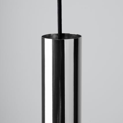 Hanglamp aan een koord LAGOS 1xGU10/10W/230V glanzend chroom