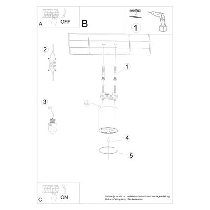 LED spot ZOE LED/9W/230V wit