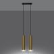 Hanglamp aan een koord LAGOS 2xGU10/10W/230V goud