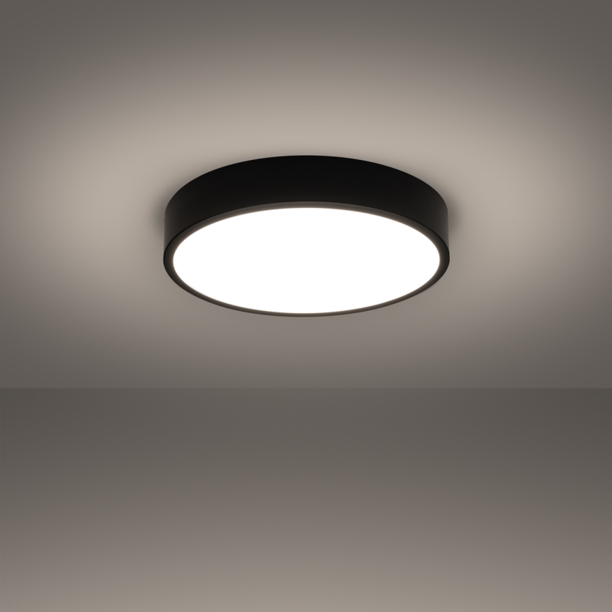 LED plafondlamp ONYX, 32W/230V, Ø 40 cm, zwart