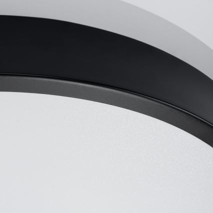 LED plafondlamp ONYX, 32W/230V, Ø 40 cm, zwart