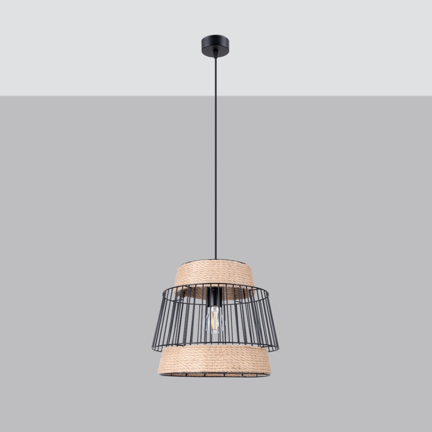 Hanglamp aan een koord BRILO 1xE27/15W/230V