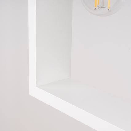 Hanglamp aan een koord ARIES 1xE27/15W/230V beuken/wit