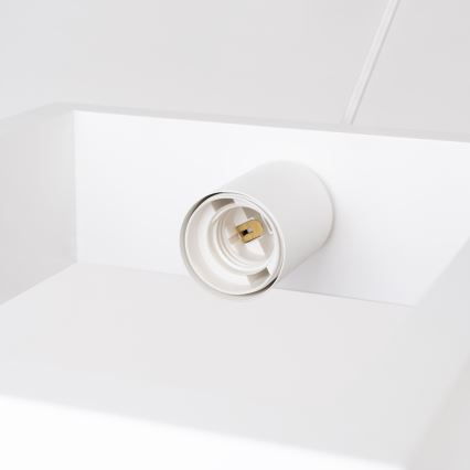 Hanglamp aan een koord ARIES 1xE27/15W/230V beuken/wit