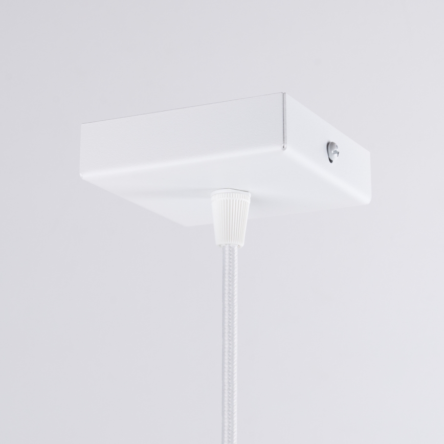 Hanglamp aan een koord ARIES 1xE27/15W/230V beuken/wit