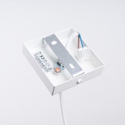 Hanglamp aan een koord ARIES 1xE27/15W/230V beuken/wit