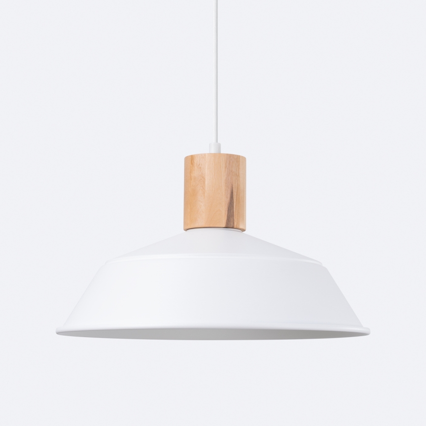 Hanglamp aan een koord FANO 1xE27/15W/230V diameter 34 cm wit