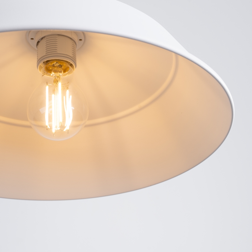 Hanglamp aan een koord FANO 1xE27/15W/230V diameter 34 cm wit