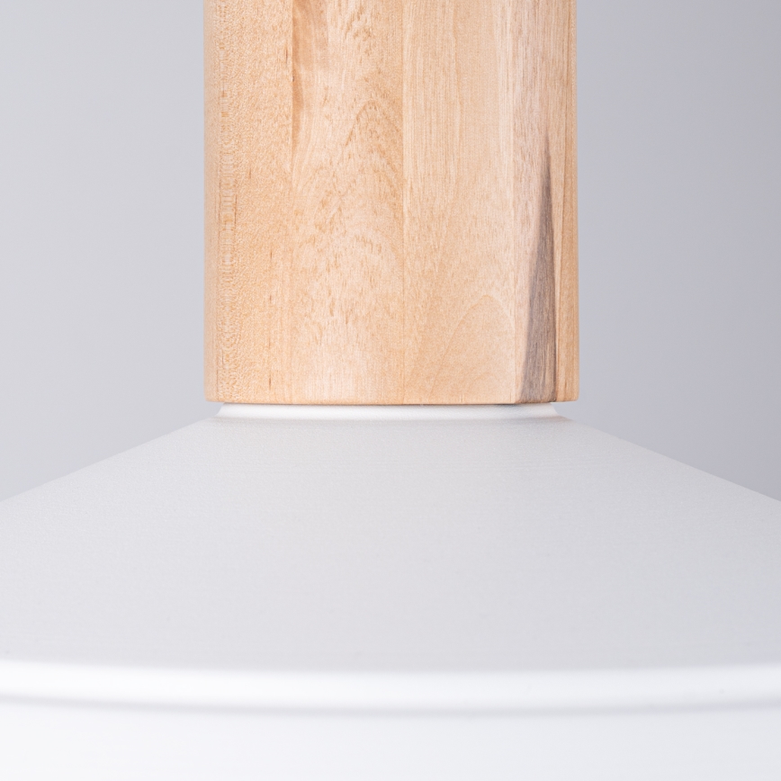 Hanglamp aan een koord FANO 1xE27/15W/230V diameter 34 cm wit