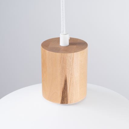 Hanglamp aan een koord FANO 1xE27/15W/230V diameter 34 cm wit
