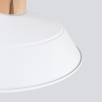 Hanglamp aan een koord FANO 1xE27/15W/230V diameter 34 cm wit
