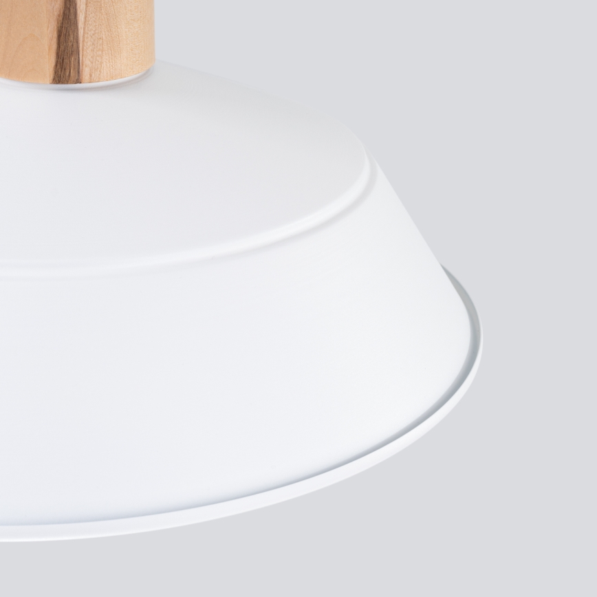 Hanglamp aan een koord FANO 1xE27/15W/230V diameter 34 cm wit