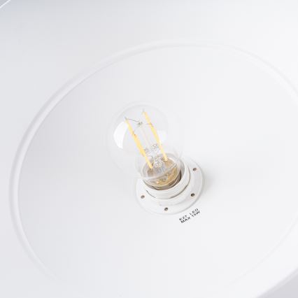 Hanglamp aan een koord FANO 1xE27/15W/230V diameter 34 cm wit