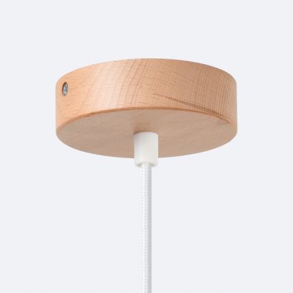 Hanglamp aan een koord FANO 1xE27/15W/230V diameter 34 cm wit