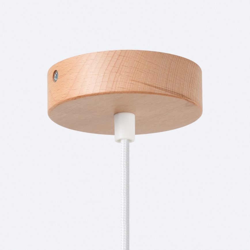 Hanglamp aan een koord FANO 1xE27/15W/230V diameter 34 cm wit