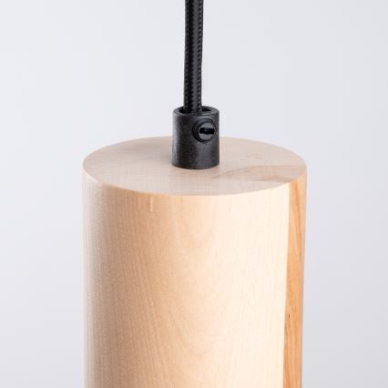 Hanglamp aan een koord FANO 1xE27/15W/230V diameter 34 cm zwart