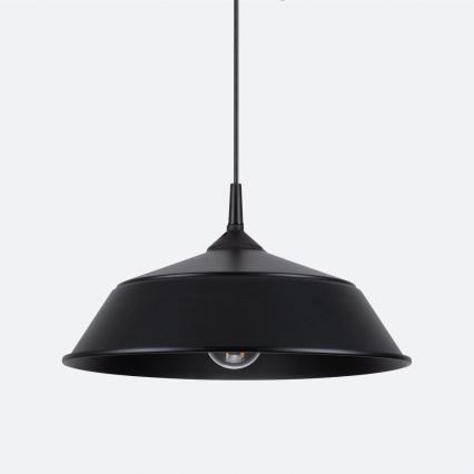 Hanglamp aan een koord FRIKA 1xE27/15W/230V diameter 34 cm zwart