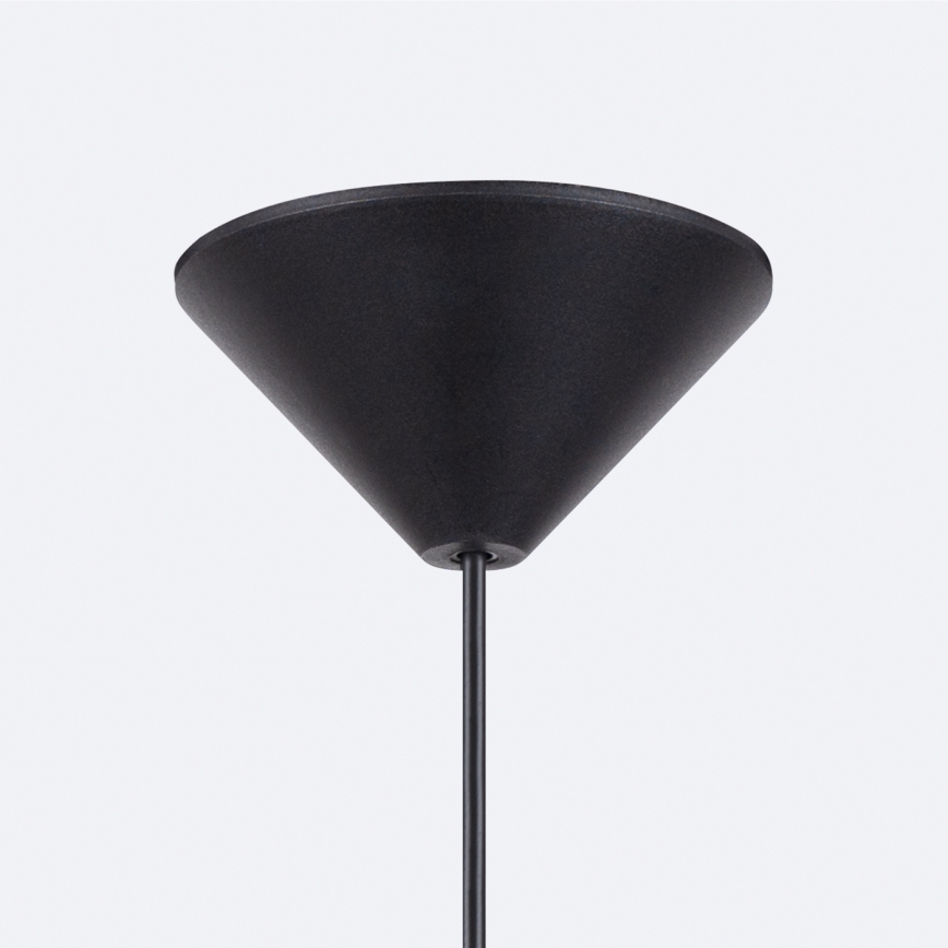 Hanglamp aan een koord GINA 1xE27/15W/230V diameter 38 cm zwart
