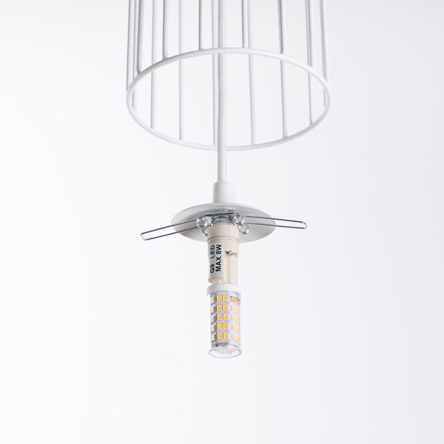 Hanglamp aan een koord BRINA 1xG9/8W/230V wit