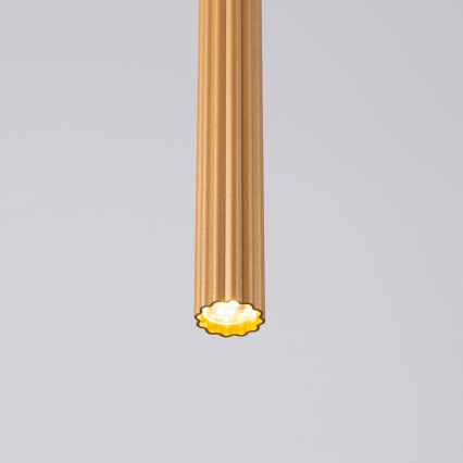 Hanglamp aan een koord ARCHE 1xG9/8W/230V goud