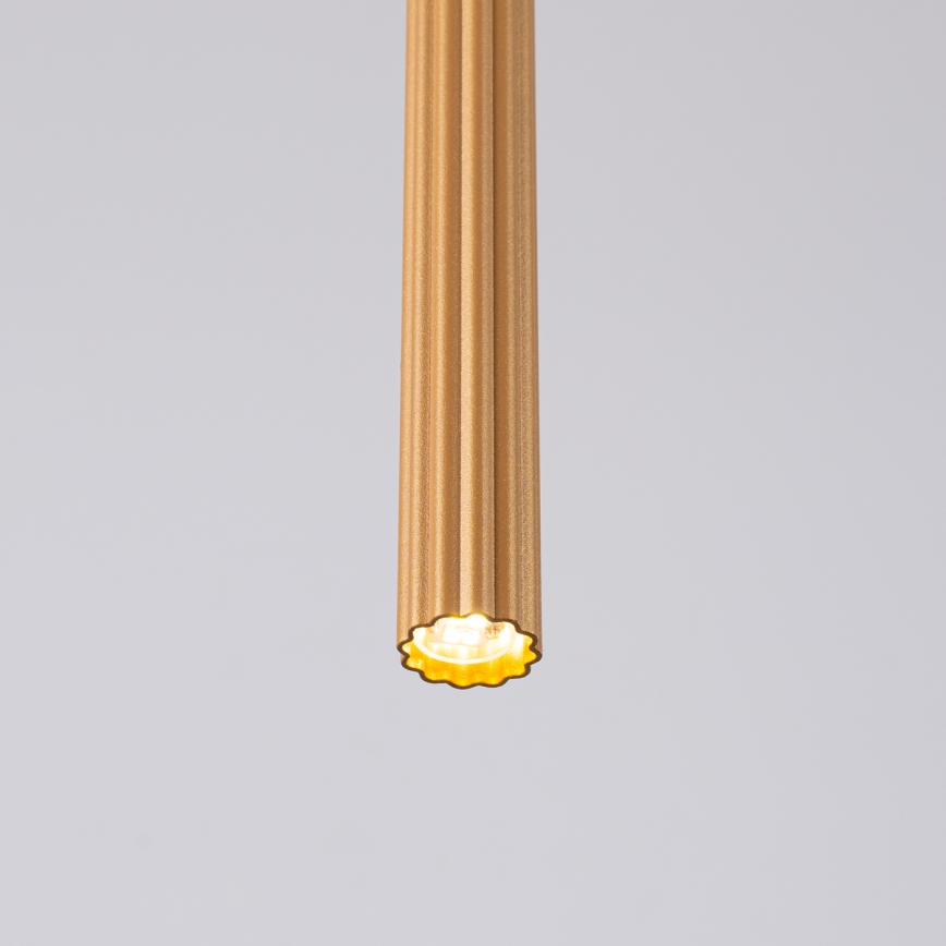 Hanglamp aan een koord ARCHE 1xG9/8W/230V goud