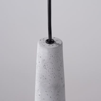 Hanglamp aan een koord ELECTRA 1xGU10/10W/230V beton/grijs