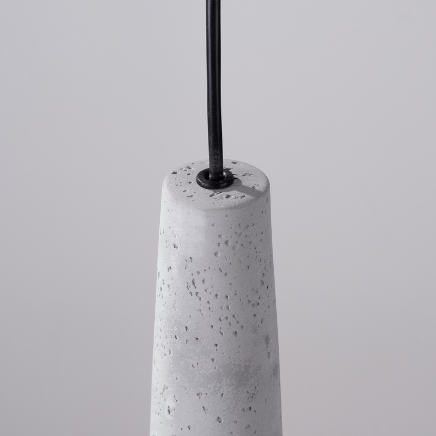 Hanglamp aan een koord ELECTRA 1xGU10/10W/230V beton/grijs