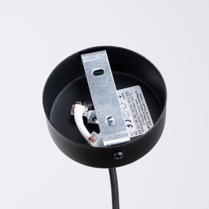 Hanglamp aan een koord ELECTRA 1xGU10/10W/230V beton/grijs