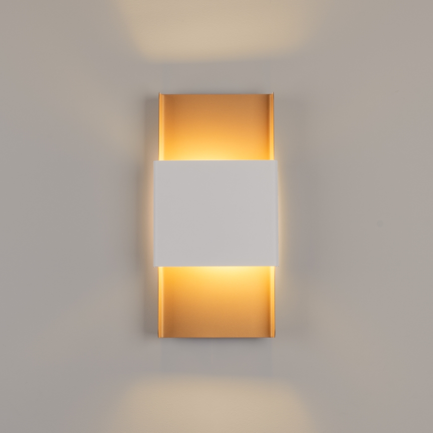 Wandlamp DURLIN 2xG9/8W/230V goud/wit
