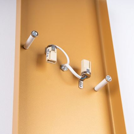 Wandlamp DURLIN 2xG9/8W/230V goud/wit
