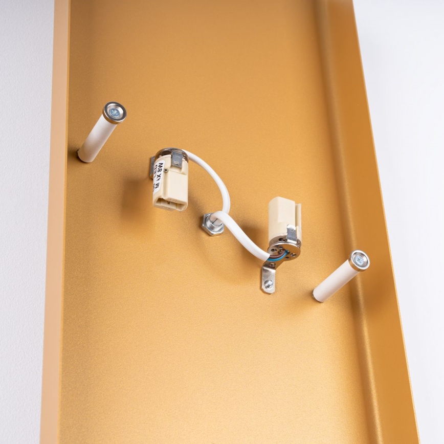 Wandlamp DURLIN 2xG9/8W/230V goud/wit