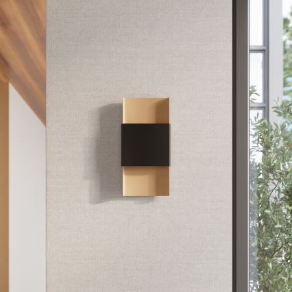Wandlamp DURLIN 2xG9/8W/230V goud/zwart