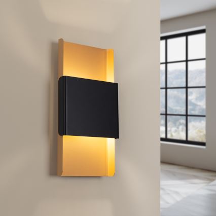 Wandlamp DURLIN 2xG9/8W/230V goud/zwart