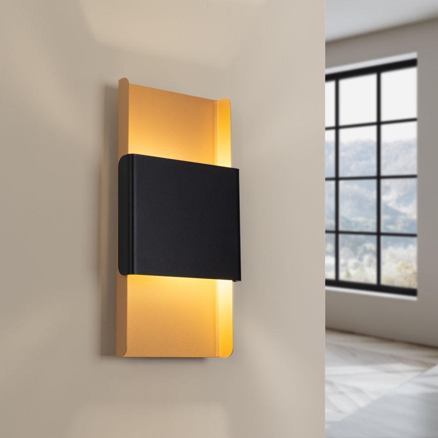 Wandlamp DURLIN 2xG9/8W/230V goud/zwart
