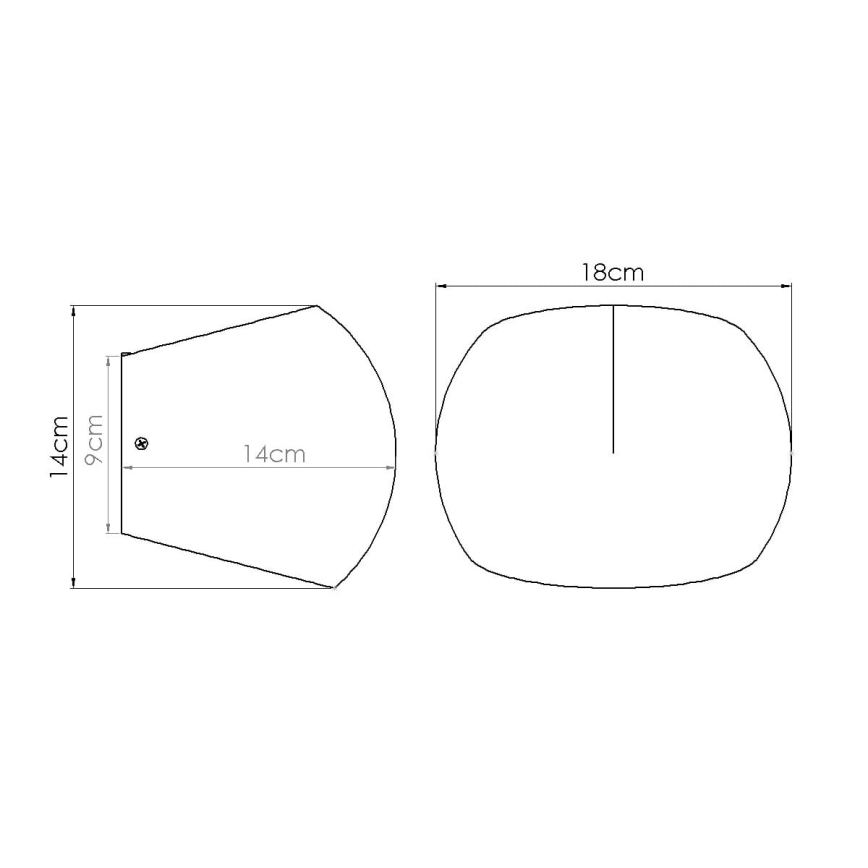 Wandlamp GLOBE 2xG9/8W/230V beton/grijs