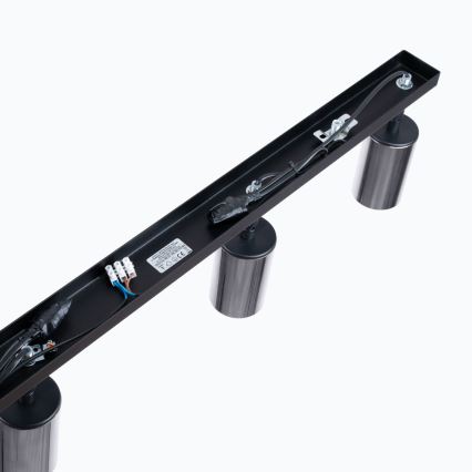 Spot WINX 4xGU10/10W/230V zwart/glanzend chroom