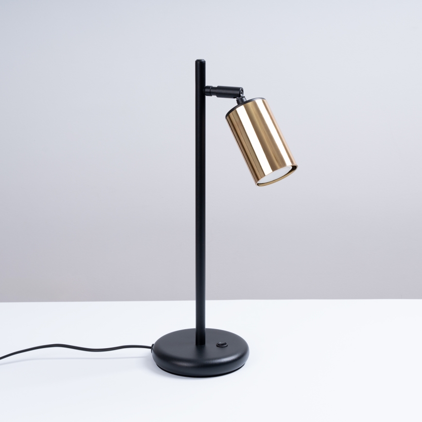 Tafellamp WINX 1xGU10/10W/230V zwart/goud