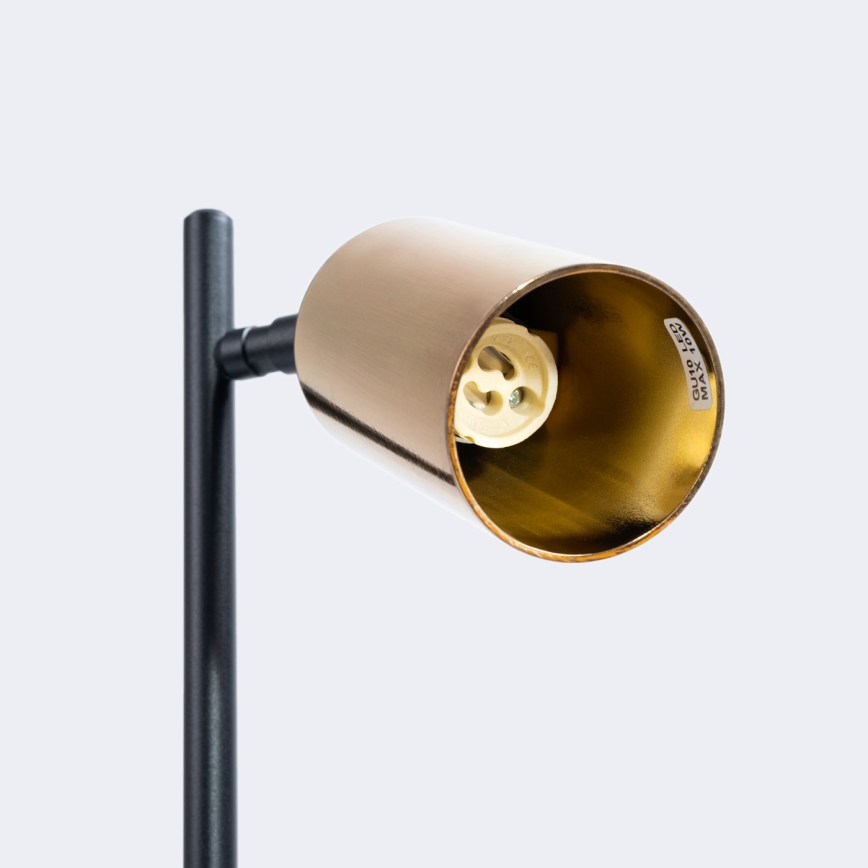 Tafellamp WINX 1xGU10/10W/230V zwart/goud