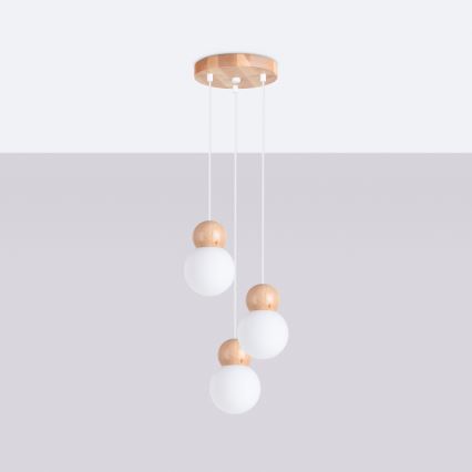 Hanglamp aan een koord PEKKA 3xG9/8W/230V wit