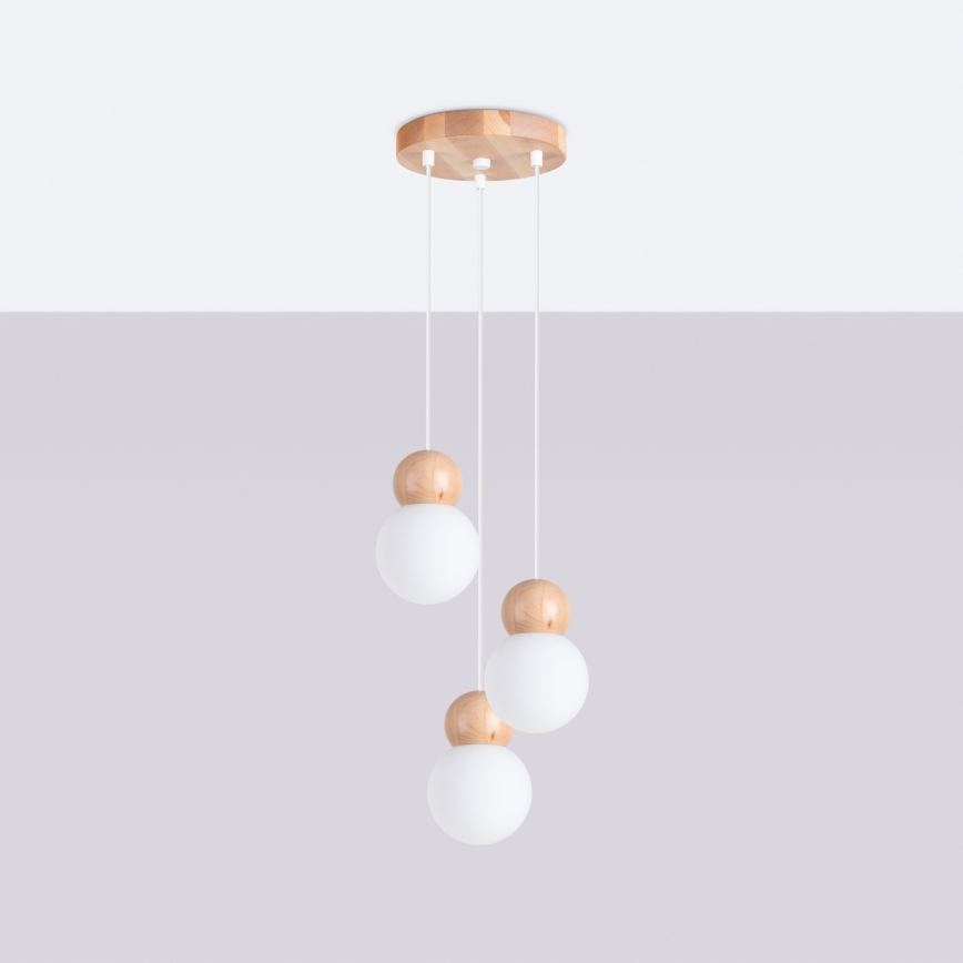 Hanglamp aan een koord PEKKA 3xG9/8W/230V wit