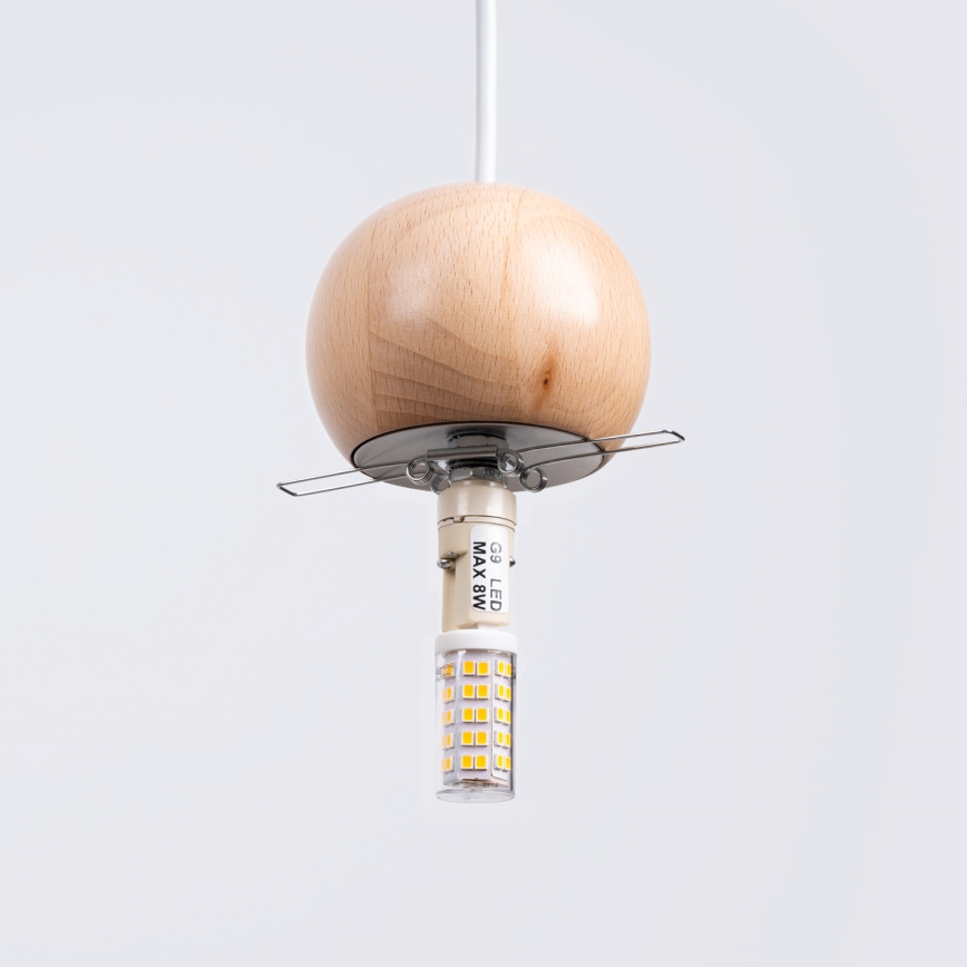 Hanglamp aan een koord PEKKA 3xG9/8W/230V wit