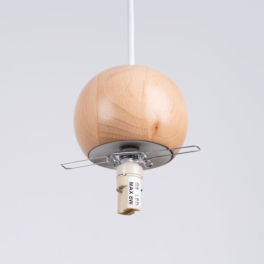 Hanglamp aan een koord PEKKA 3xG9/8W/230V wit
